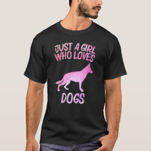 Bara en flicka som Kärlek Hundar för kvinnor, mari T Shirt