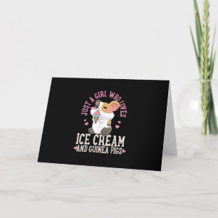 Bara en flicka som Kärlek Ice Cream och Guinea Gri Kort