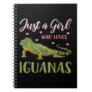 Bara en flicka som Kärlek Iguanas Anteckningsbok