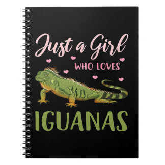 Bara en flicka som Kärlek Iguanas Anteckningsbok