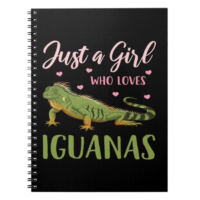 Bara en flicka som Kärlek Iguanas Anteckningsbok (Framsidan)
