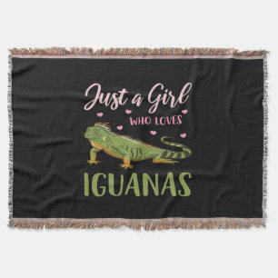 Bara en flicka som Kärlek Iguanas Filt