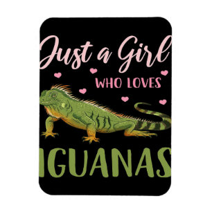 Bara en flicka som Kärlek Iguanas Magnet