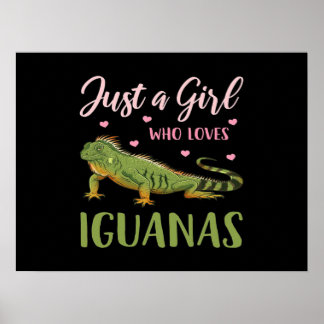 Bara en flicka som Kärlek Iguanas Poster