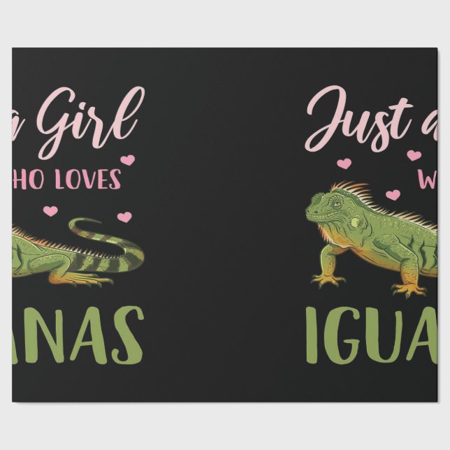 Bara en flicka som Kärlek Iguanas Presentpapper (Seam)
