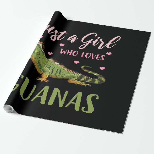 Bara en flicka som Kärlek Iguanas Presentpapper (Utrullad)