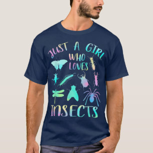 Bara en flicka som Kärlek Insekt Älskare Spara Fly T Shirt