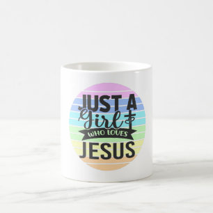 Bara en flicka som Kärlek Jesus Kaffemugg