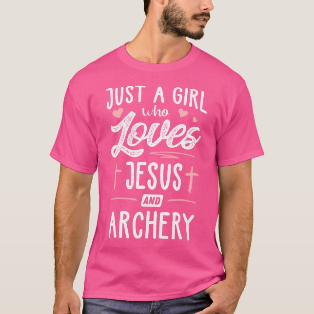 Bara en flicka som Kärlek Jesus och ärkekvinnor T Shirt (Framsida)