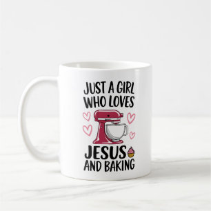 Bara en flicka som Kärlek Jesus och Baking Kaffemugg