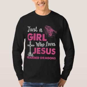 Bara en flicka som Kärlek Jesus och bojkottade dra T Shirt
