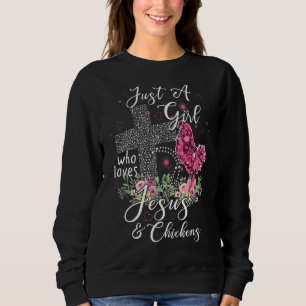 Bara en flicka som Kärlek Jesus och Chickens Farme T Shirt