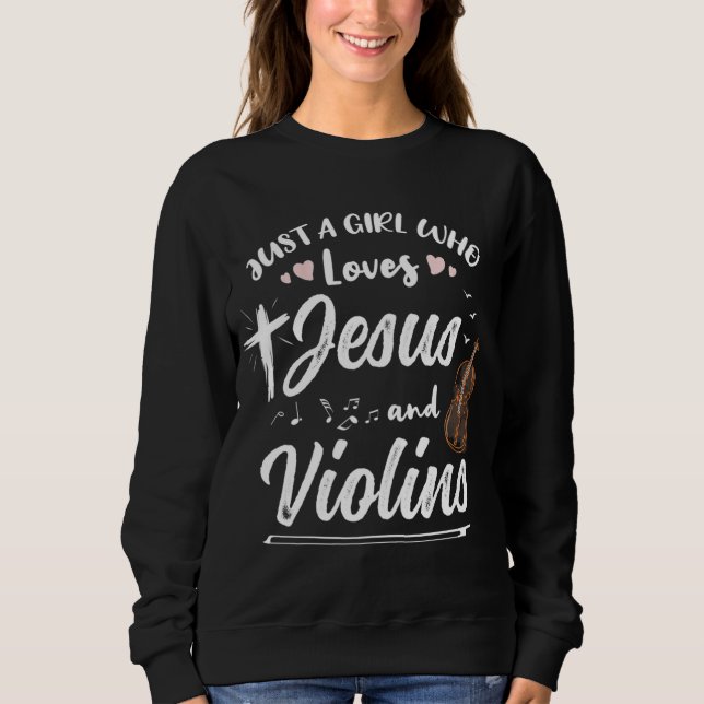 Bara en flicka som Kärlek Jesus och våld T Shirt (Framsida)