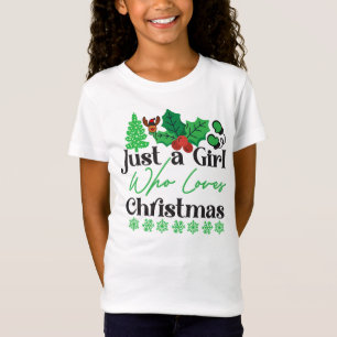 Bara en flicka som Kärlek jul-42318 T Shirt