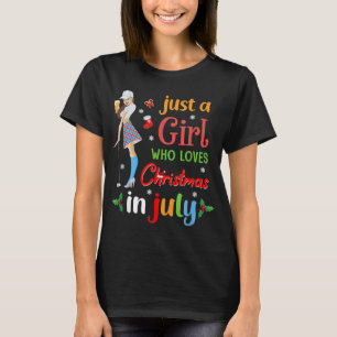 Bara en flicka som Kärlek jul i juli, Golf Älskare T Shirt