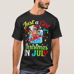 Bara en flicka som Kärlek jul i juli, Hawaiian mot T Shirt