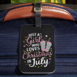 Bara en flicka som Kärlek jul i juli, sommaren Bagagebricka<br><div class="desc">Bara en flicka som Kärlek jul i juli,  Hawaii Sommar Vacation</div>