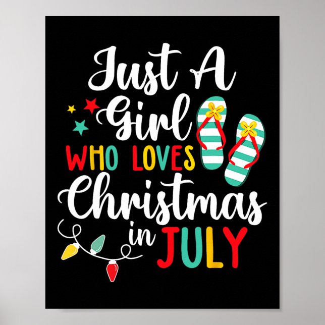 Bara en flicka som Kärlek jul i Jully Summer Poster (Framsidan)