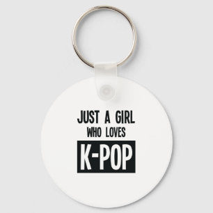 " Bara en flicka som Kärlek K-POP Favorite Music Nyckelring
