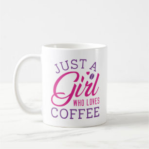 Bara en flicka som Kärlek kaffe Kaffemugg