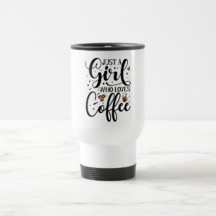 Bara en flicka som Kärlek kaffe  Resemugg