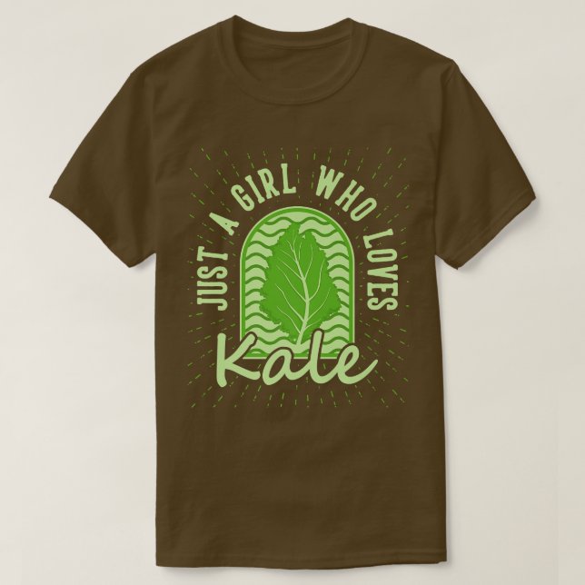 Bara en flicka som kärlek Kale T Shirt (Design framsida)