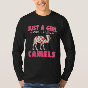 Bara en flicka som Kärlek kamelerar djur T Shirt
