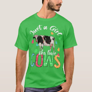 Bara en flicka som Kärlek kan äta en Blommigt blom T Shirt
