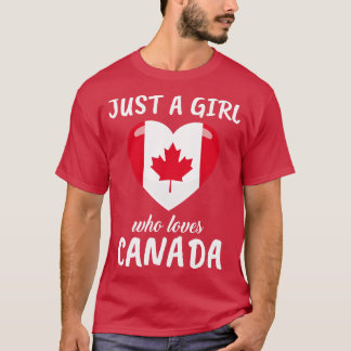 Bara en flicka som Kärlek Kanada T Shirt