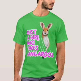 Bara en flicka som Kärlek Kangaroos T Shirt