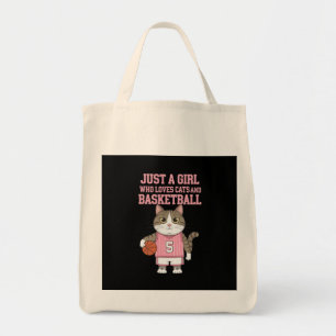 Bara en flicka som Kärlek Katt och Basketball Tygkasse
