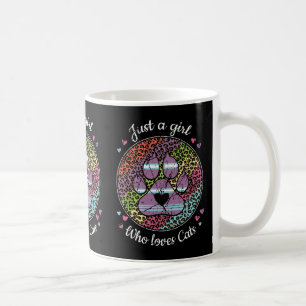 Bara en flicka som Kärlek kattar ägare Kattunge Ma Kaffemugg