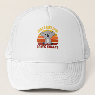 Bara en flicka som Kärlek Koalas Cute Animals Koal Keps