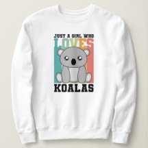 Bara en flicka som kärlek Koalas Cute Koala bär äl