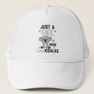 Bara en flicka som Kärlek Koalas Cute Koala Bear Keps