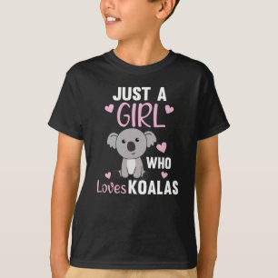 Bara en flicka som Kärlek Koalas Cute Koala Bear T Shirt