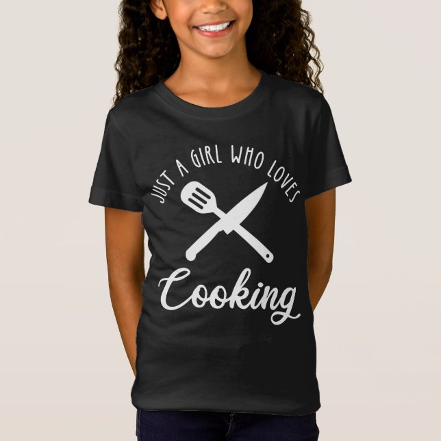 Bara en flicka som Kärlek kokar T Shirt (Framsida)