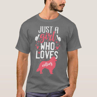 Bara en flicka som Kärlek kolliderar T Shirt