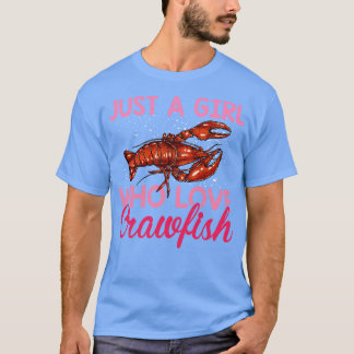 Bara en flicka som Kärlek Kräftor Cajun Kräftor Bo T Shirt