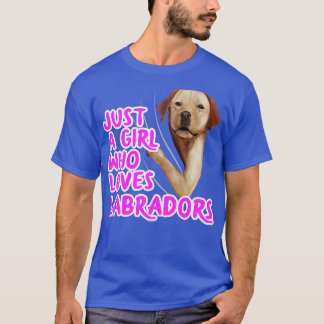 Bara en flicka som Kärlek Labradors T Shirt