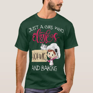 Bara en flicka som Kärlek lagar mat och bantar T Shirt