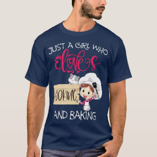 Bara en flicka som Kärlek lagar mat och bantar T Shirt