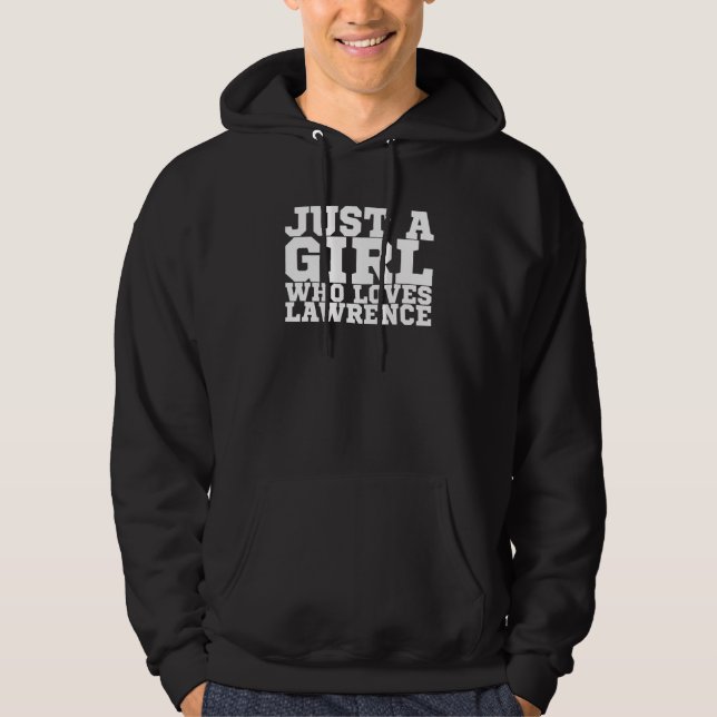 Bara en flicka som Kärlek Lawrence Hoodie (Framsida)