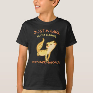 Bara en flicka som Kärlek Leopard Gecko Gekko Liz T Shirt
