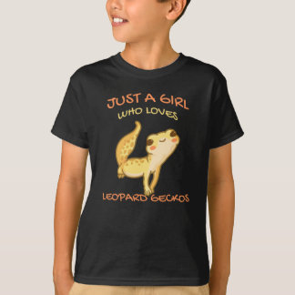 Bara en flicka som Kärlek Leopard Gecko Gekko Liza T Shirt