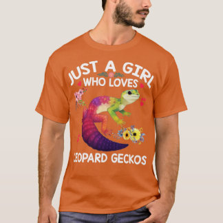 Bara en flicka som Kärlek Leopard Geckos Shirt T Shirt