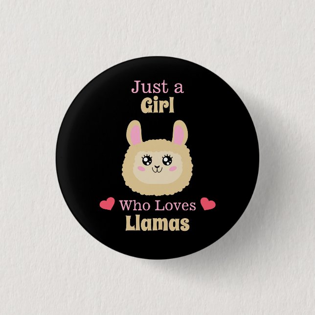 Bara en flicka som Kärlek Llamas Knapp (Framsida)