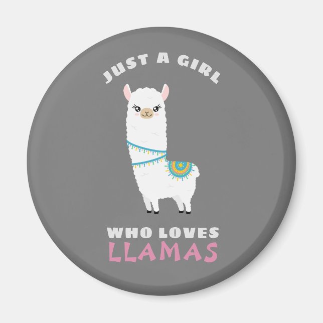 Bara en flicka som kärlek Llamas Magnet (Framsidan)