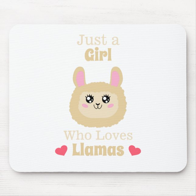 Bara en flicka som Kärlek Llamas Musmatta (Framsidan)