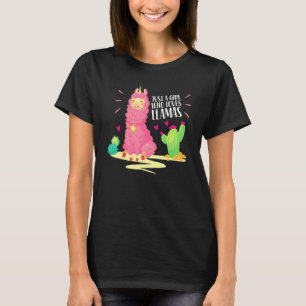 Bara en flicka som Kärlek Llamas T Shirt